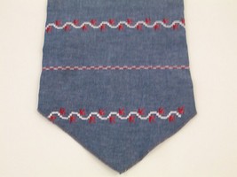 Wit &amp; Delight Chambray Embroidered Bandanna Dog Costume Accessories XS/S X Small - £12.05 GBP