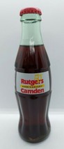 2000 Rutgers University At Camden 50TH Anniversary 8 Ounce Coca Cola Bottle - £19.32 GBP