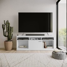 One Size, White, Techni Mobili Tv Entertainment Stand. - $109.99