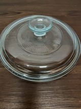 Pyrex 7 3/4 Inch Glass Replacement Ribbed Lid G-5-C - £7.86 GBP