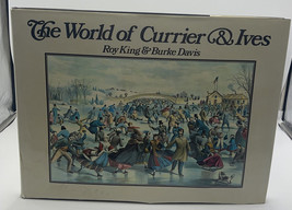 The World of Currier and Ives by Roy King &amp; Burke Davis-Oversized Book 1987 - £38.96 GBP