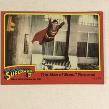 Superman II 2 Trading Card #59 Christopher Reeve - £1.57 GBP