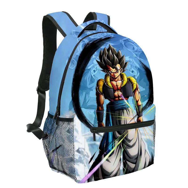 Play New Dragon Ball Z Backpack New Cartoon Super Saiyan Goku Anime Student Bag  - £33.97 GBP