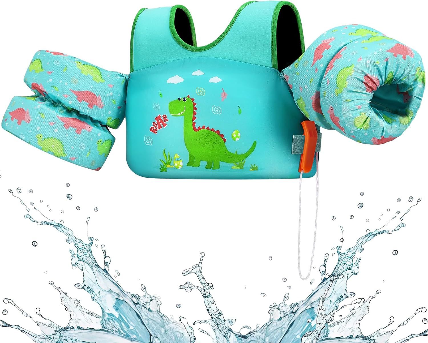 Heysplash Swim Vest For Kids, Toddler Pool Floaties Fit 20-50/70 Lbs, Ch... - $41.95