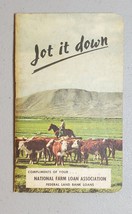 Vintage Advertising Pocket Notebook Farm Loan Association - £9.75 GBP