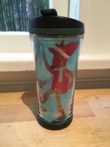 Starbucks Holiday 2007 Reindeer Lenticular Hologram Travel Tumbler Mug 8oz - $14.25