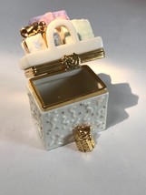 Lenox Exclusive Edition Shoppers Surprise Trinket Box With 24K Charm Christmas - £15.78 GBP