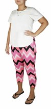 Lucy Diamonds Women&#39;s Plus Size Tapered Leg Pull-On Capri Pants - Pink - $14.99
