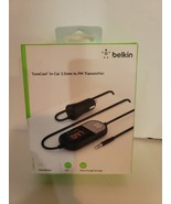 Belkin 1-port USB-A TuneCast In-Car 3.5mm Aux Audio to FM Transmitter - £14.67 GBP