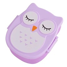 Cute Owl Lunch Box  Bento Box Portable Food Container for School Kids Child Stud - £116.14 GBP