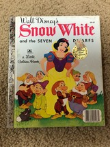 A Little Golden Book!!! Walt Disney&#39;s Snow White and the Seven Dwarfs!!! - £8.63 GBP