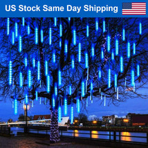 Us Meteor Shower Rain Lights 20&quot; 240 Led Falling Lights Christmas Hanukkah Decor - £22.37 GBP