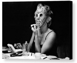 Framed Marilyn Monroe Friday The 13th Jason Mask 9X11 Print odd weird goth - £14.72 GBP