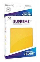 Supreme Japanese UX Card Sleeves (60 Piece), Yellow - £5.40 GBP
