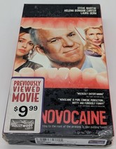 RESEALED Novocaine (VHS, 2002) Hollywood Video Pre-Viewed Sealed Movie  - £7.86 GBP