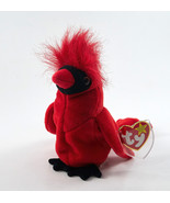 1999 Ty Beanie Baby &quot;Mac&quot; The Cardinal Red Bird Tags Plush Date Error - £12.58 GBP