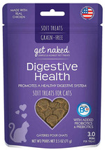 Get Naked Digestive Health Natural Cat Treats - Probiotic Hairball Relief with O - £4.61 GBP+