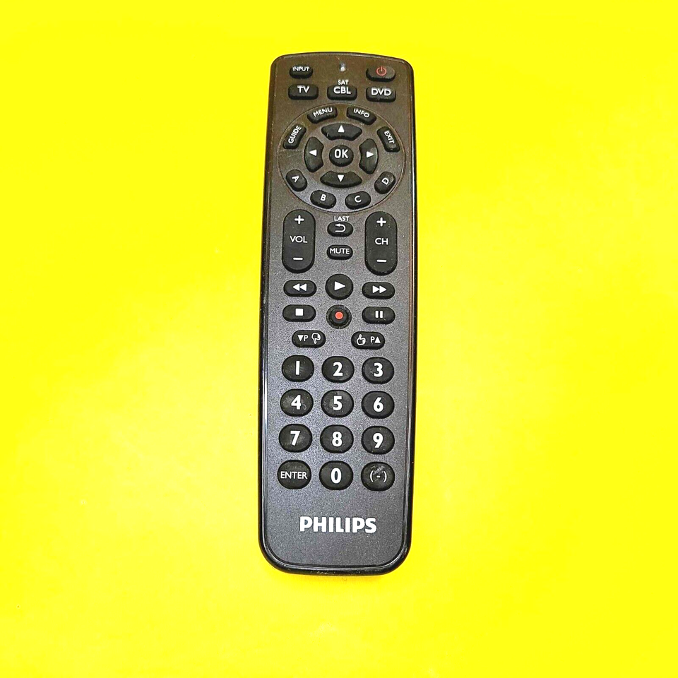 PHILIPS REMOTE CONTROL FOR TV DVD CABLE REPLACEMENT GENUINE OEM INFRARED... - $7.30