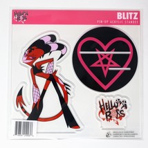 Helluva Boss Pin-Up Blitz Acrylic Figure 6&quot; + Stand Standee Vivziepop NEW - £159.86 GBP