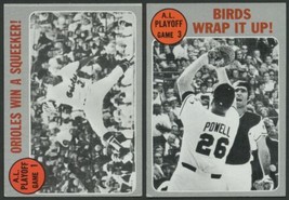 Two 1970 Topps 199, 201 AL Playoff Games 1, 3 Minnesota Twins Baltimore ... - £4.97 GBP