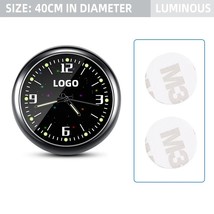 Car clock style Watch Indoor Automobiles sticker Watch decoration Accessories Fo - £65.21 GBP