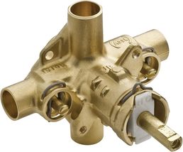 Moen 2570 Rough-In Brass Posi-Temp Pressure Balancing 4Port Tub and Shower Valve - £62.85 GBP