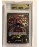 BGS 10 Crocodile OP04-058 Alt Art Leader Kingdoms of Intrigue One Piece ... - $84.15