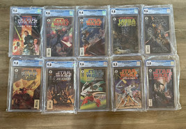 Star Wars Graded Comic Books CGC 3.0 To CGC 9.8 Modern Comics Lot Of 10 - £472.14 GBP