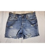 We The People Women’s Distressed High-Rise Denim Shorts Size 29 Frayed H... - $328.15 MXN