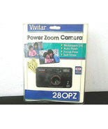 Vivitar 28OPZ Power Zoom 35 mm film Camera w/built in flash - £19.49 GBP
