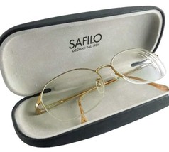 Safilo Elasta Womens Half Rim Eyeglass FRAMES w/Case 4799 54-17-135 Made n Italy - $37.58