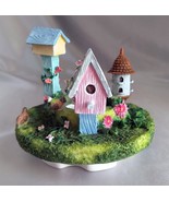 CANDLE CAPPER Resin Summer Bird Houses Jar Candle Topper - NEW - €12,57 EUR