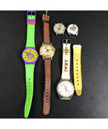 Disney Mickey Mouse Lot of 5 Vintage Watches New York MM Club Internatio... - £39.18 GBP