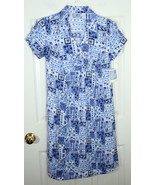 baby and me KOHLS NWT MATERNITY FLORAL QUILT PATCHWORK DRESS BLUE WHITE ... - €20,10 EUR