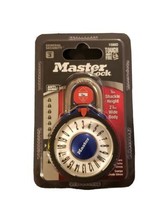 Master Lock 1588D Locker Lock Combination Padlock EZ Read/EZ Grip Anti Shim Blue - £8.51 GBP