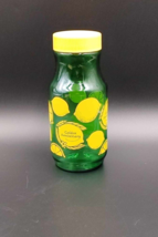 VTG Anchor Hocking ReaLemon Lemon Juice Green Glass Jar Canister Granny Core Qt - £9.14 GBP