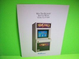 Video Lottery Poker Slot Machine Flyer Casino Game Foldout Promo 1992 Vi... - £23.53 GBP