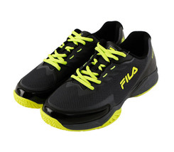 FILA Advantage T7 Men&#39;s Tennis Shoes Black Racquet for All Court 1TM01884F-961 - £82.02 GBP