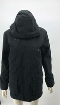 RVCA WOMENS Runyon Long-Sleeve Canvas Hooded Parka Jacket, Size Small - £20.33 GBP