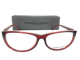 New PORSCHE DESIGN P 8246 C 56mm Ruby Cats Eye Women’s Eyeglasses Frame Italy - £152.69 GBP