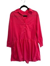 Frank and Eileen GRAYSON Womens CHANGEMAKER Shirt Dress Hot Pink Sz 02 -... - £57.68 GBP