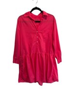 Frank and Eileen GRAYSON Womens CHANGEMAKER Shirt Dress Hot Pink Sz 02 -... - £56.48 GBP