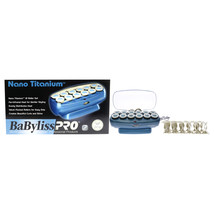 Nano Titanium Professional 12 Roller Set - BABNTCHV15 - Blue - $1,210.54 MXN