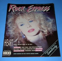 Heart Band Rock Express Magazine Vintage 1984 Ann Nancy Wilson** - $29.99