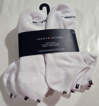 Men&#39;s Tommy Hilfiger Men&#39;s Cushion No Show Socks White with Logo 6 pack NWT - $22.99
