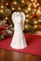 ANGEL ornament ceramic sitting 2.5 in. tall w/string hanger (office) - $2.40