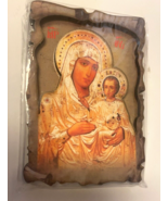 Virgin Mary &amp; Child 3.50&quot; Small Magnet, New from Jerusalem #H-037 - $6.97 CAD
