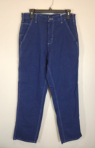 Carhartt Carpenter Jeans Mens 30X32 Utility Pockets Dungaree Workwear 382-83 - £20.14 GBP