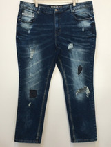 Ecko Unltd. Men&#39;s Skinny Ripped Jeans  Blue Size 42 X 29.5 NWT - £23.13 GBP