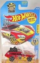 2016 Hot Wheels #240 HW Games 10/10 TOUR DE FAST Red w/Yellow Trap5 Spoke Wheels - £5.71 GBP